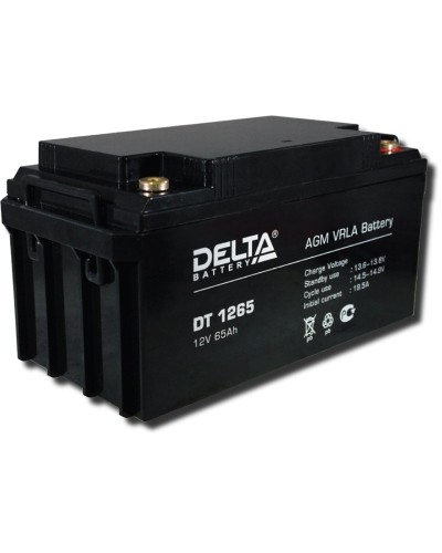 Delta DT 1265. Аккумулятор герметичный свинцово-кислотный. Delta в Королеве
