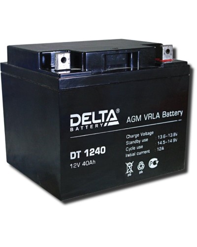 Delta DT 1240. Аккумулятор герметичный свинцово-кислотный. Delta в Королеве