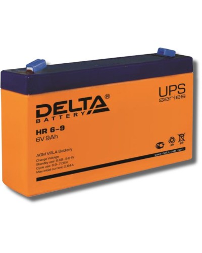 Delta HR 6-9. Аккумулятор герметичный свинцово-кислотный. Delta в Королеве