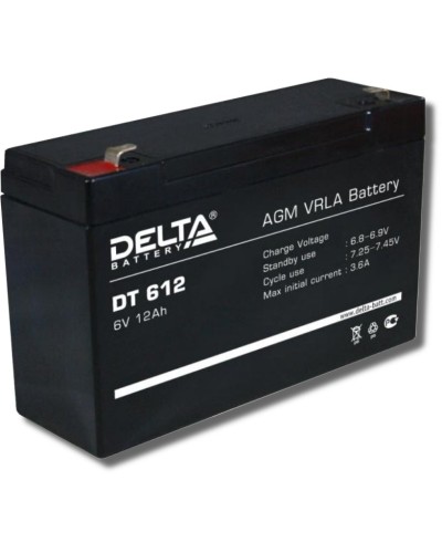 Delta DT 612. Аккумулятор герметичный свинцово-кислотный. Delta в Королеве