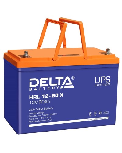 Delta HRL 12-90 X. Аккумулятор герметичный свинцово-кислотный. Delta в Королеве