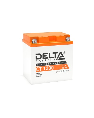 Delta CT 1230. Аккумулятор герметичный свинцово-кислотный стартерный. Delta в Королеве