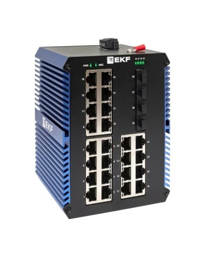 TSX-U-4GX/SFP-24GTP. Промышленный неуправляемый коммутатор. EKF в Королеве
