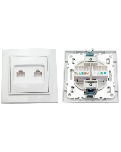 Минск Розетка RJ-45+Phone СП (ERK00-135-10). Розетка RJ-45+Phone СП. EKF в Королеве