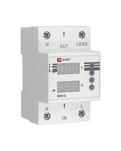 MRVA 40A PROxima (MRVA-40A). Реле напряжения и тока с дисплеем. EKF в Королеве