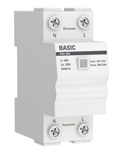 RVb-40A Basic (rvb-40a). Реле напряжения. EKF в Королеве