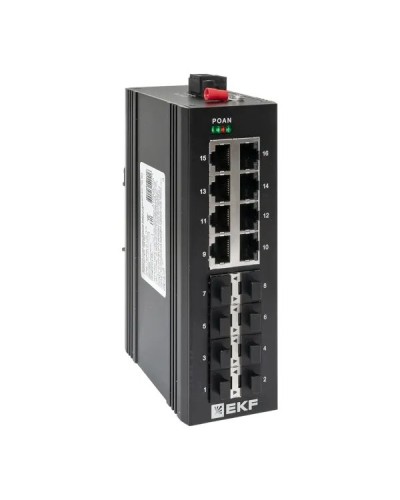 TSX-U-8GX/SFP-8GT. Промышленный неуправляемый коммутатор. EKF в Королеве