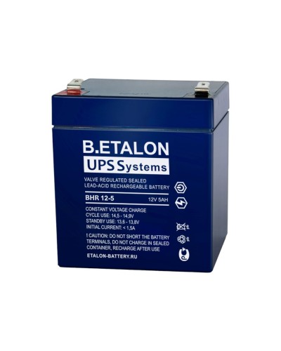 B.ETALON BHR 12-5. Аккумулятор герметичный свинцово-кислотный. ETALON в Королеве
