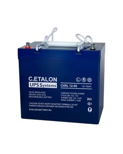 C.ETALON CHRL 12-55. Аккумулятор герметичный свинцово-кислотный. ETALON в Королеве