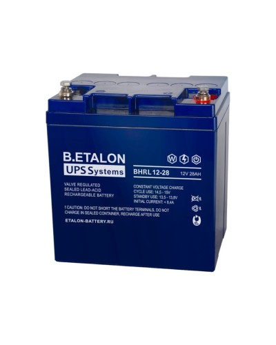 B.ETALON BHRL 12-28. Аккумулятор герметичный свинцово-кислотный. ETALON в Королеве