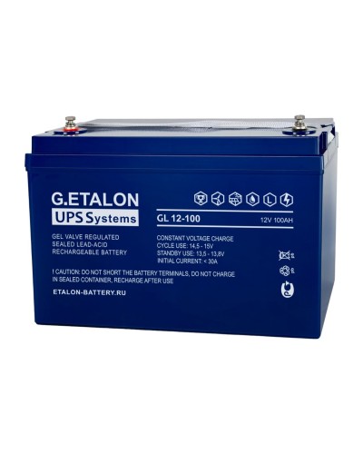 G.ETALON GL 12-100. Аккумулятор герметичный свинцово-кислотный. ETALON в Королеве