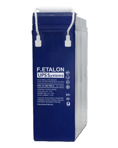 F.ETALON FTE 12-125 PRO X. Аккумулятор герметичный свинцово-кислотный. ETALON в Королеве