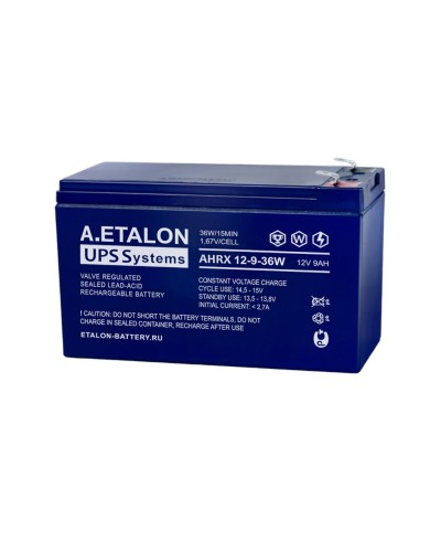 A.ETALON AHRX 12-9-36W. Аккумулятор герметичный свинцово-кислотный. ETALON в Королеве