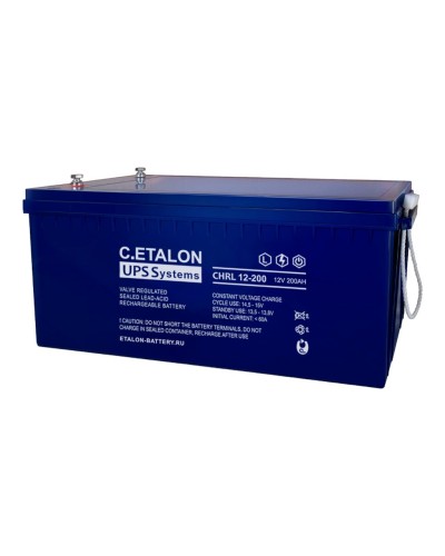 C.ETALON CHRL 12-200. Аккумулятор герметичный свинцово-кислотный. ETALON в Королеве