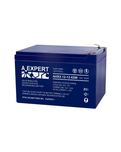 A.EXPERT AHRX 12-12-52W. Аккумулятор герметичный свинцово-кислотный. EXPERT в Королеве