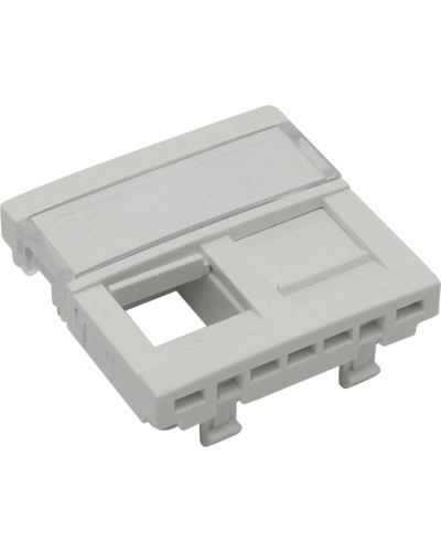 Вставка для 2-х модулей под RJ-45 кат.5e UTP, белая (45971 SBR): Вставка для 2-х модулей в Королеве