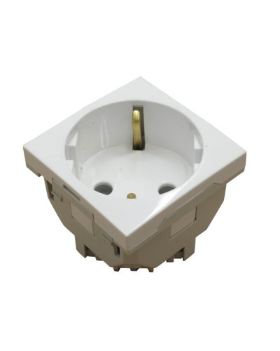 Розетка 2к+З (45х45), белая (45131 SBR): Розетка 2к+З в Королеве