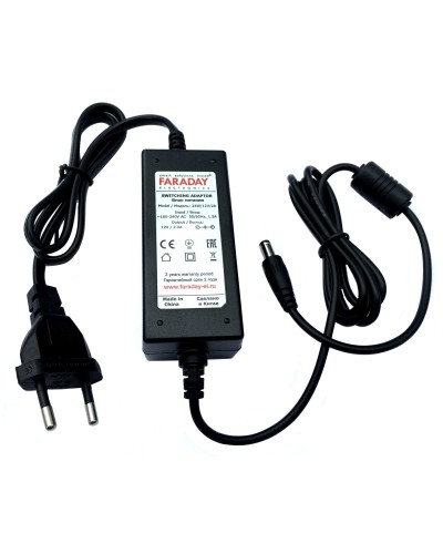 24W/12V/2A. Импульсный блок питания в пластиковом корпусе. FARADAY в Королеве