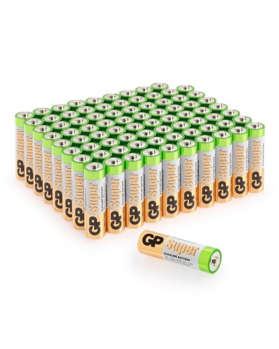 GP Super Alkaline 15A AA (GP 15A-2CRVS80), упак. 80 шт.. Алкалиновые батарейки. GP Batteries в Королеве