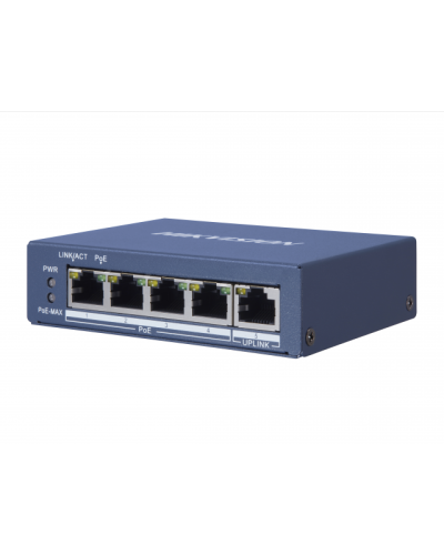 DS-3E0505P-E/M. Коммутатор с питанием POE. Hikvision в Королеве