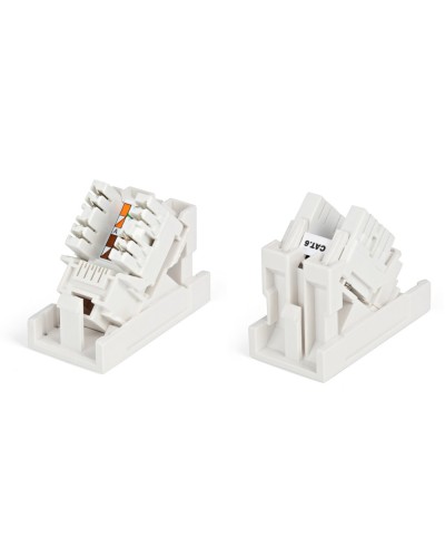SIP2K-C6-M45-22.5. Вставка 45x22,5 с наклонным модулем RJ-45 категории 6. Hyperline в Королеве