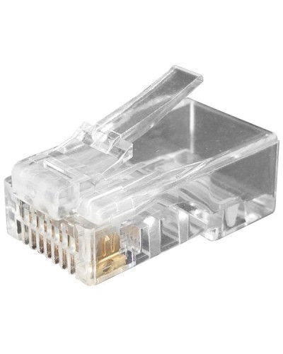 PLUG-8P8C-U-C6-100 (100 шт). Разъем RJ-45. Hyperline в Королеве