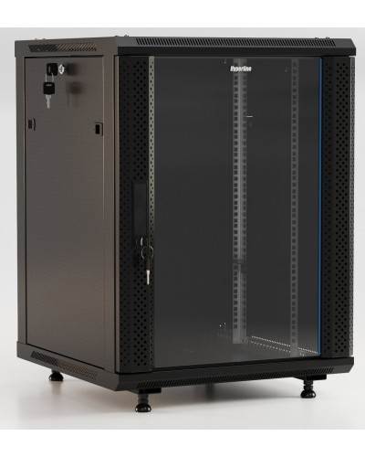 TWB-FC-1545-GP-RAL9004. Шкаф телекоммуникационный 19 настенный 15U. Hyperline в Королеве