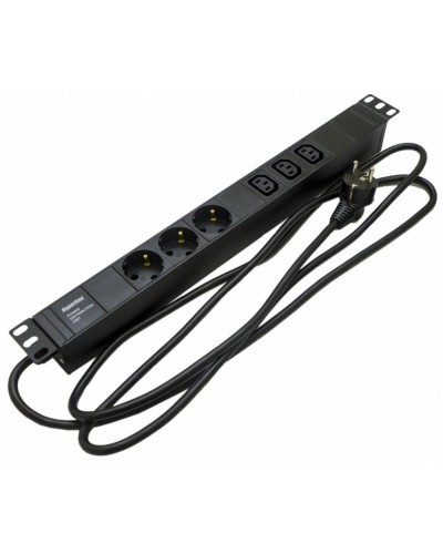 SHE19-3SH-3IEC-2.5EU. Блок розеток 19. Hyperline в Королеве