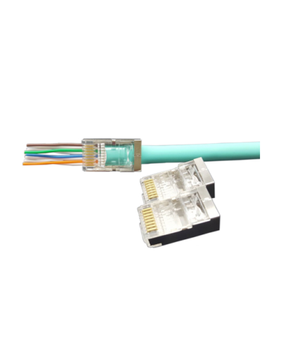 PLEZ-8P8C-U-C6-SH-100 (100 шт). Разъем RJ-45. Hyperline в Королеве