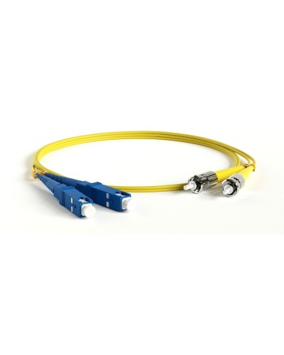 FC-D2-9-SC/UR-ST/UR-H-1M-LSZH-YL. Патч-корд волоконно-оптический ST-SC. Hyperline в Королеве