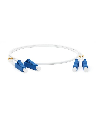FC-D2-9A1-LC/UR-LC/UR-H-1M-LSZH-WH. Патч-корд волоконно-оптический LC-LC. Hyperline в Королеве