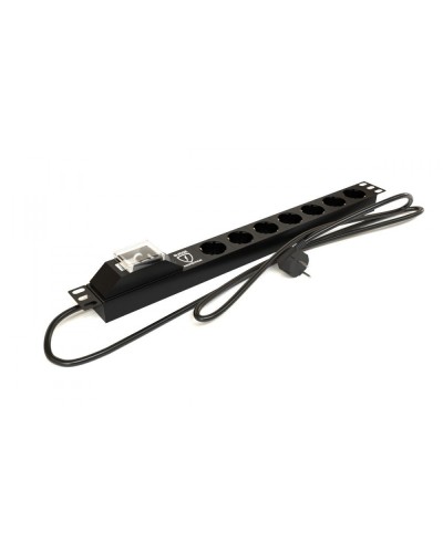 SHE19-7SH-BF-2.5EU. Блок розеток 19. Hyperline в Королеве