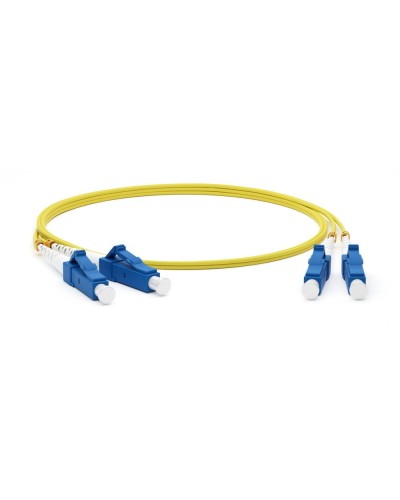 FC-D2-9-LC/UR-LC/UR-H-20M-LSZH-YL. Патч-корд волоконно-оптический одномодовый. Hyperline в Королеве