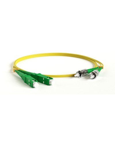 FC-D2-9-SC/AR-ST/AR-H-1M-LSZH-YL. Патч-корд волоконно-оптический ST-SC. Hyperline в Королеве