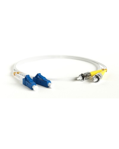 FC-D2-9A1-LC/UR-ST/UR-H-1M-LSZH-WH. Патч-корд волоконно-оптический ST-LC. Hyperline в Королеве