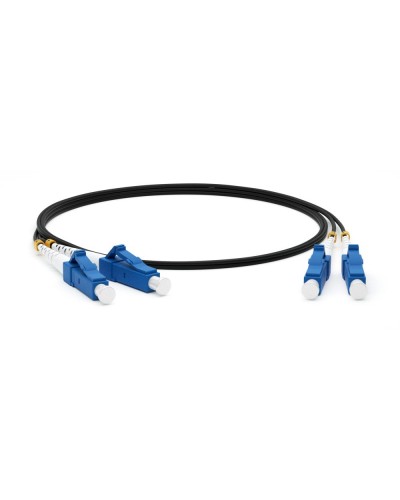 FC-D2-9-LC/UR-LC/UR-H-25M-LSZH-BK. Патч-корд волоконно-оптический одномодовый. Hyperline в Королеве