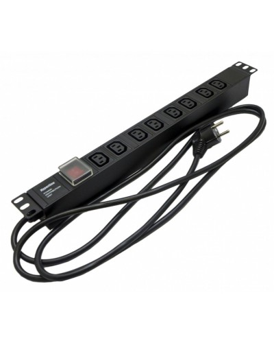 SHE19-8IEC-S-2.5EU. Блок розеток 19. Hyperline в Королеве