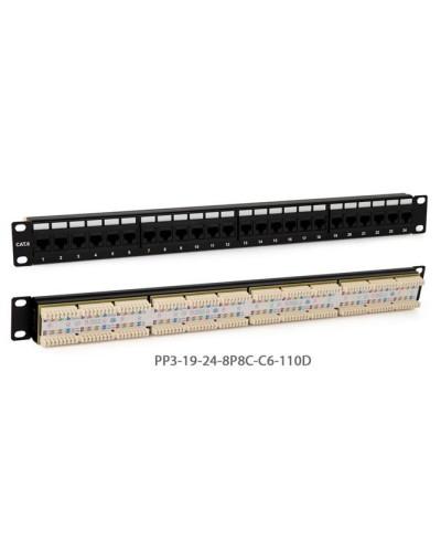 PP3-19-24-8P8C-C5E-110D. Патч-панель 19. Hyperline в Королеве