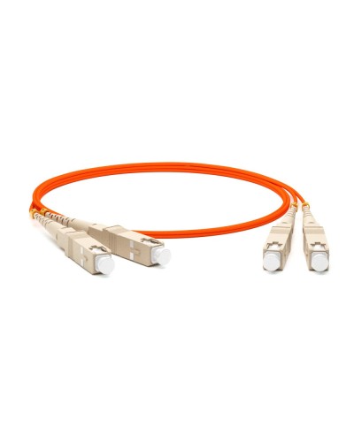FC-D2-62-SC/PR-SC/PR-H-2M-LSZH-OR. Патч-корд волоконно-оптический многомодовый. Hyperline в Королеве