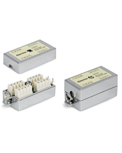 CA-IDC-C5e-SH-F-WH. Проходной адаптер экранированный. Hyperline в Королеве
