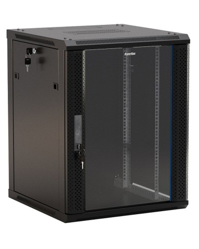 TWB-0966-GP-RAL9004. Шкаф телекоммуникационный 19 настенный 9U. Hyperline в Королеве