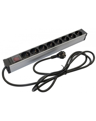SHZ19-8SH-S-2.5EU. Блок розеток 19. Hyperline в Королеве