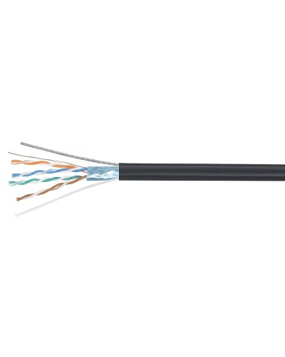 GENERICA F/UTP кат. 5E 100МГц 4 пары LDPE OUTDOOR трос 1,2мм черный (BC3-C5E04-359-305-G). Кабель «витая пара» (LAN) для структурированных систем связи. IEK в Королеве