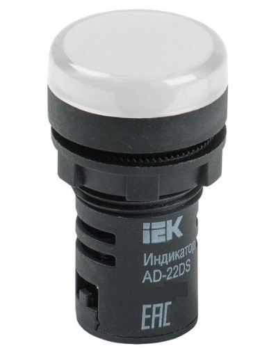 Лампа AD22DS (LED) матрица D22 мм 230В белый (BLS10-ADDS-230-K01). Светосигнальный индикатор. IEK в Королеве