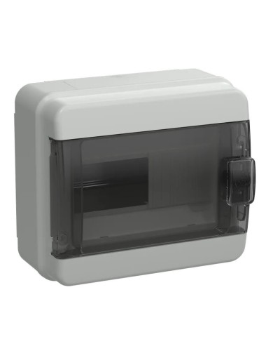 Корпус пластиковый КМПн-8 IP65 TEKFOR (TF5-KP72-N-08-65-K03-K02). Корпус модульный пластиковый черная прозрачная дверь. IEK в Королеве