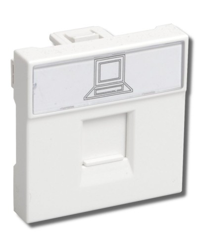 РКИ-20-00-П RJ-45 UTP белая (CKK-40D-RI2-K01). Розетка информационная 2 модуля ПРАЙМЕР. IEK в Королеве
