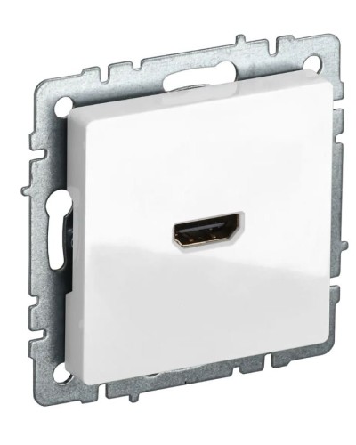 Розетка HDMI РHDMI-0-БрБ белая BRITE (BR-H10-K01). Розетка HDMI. IEK в Королеве