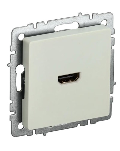 Розетка HDMI РHDMI-0-БрКр бежевый BRITE (BR-H10-K10). Розетка HDMI. IEK в Королеве