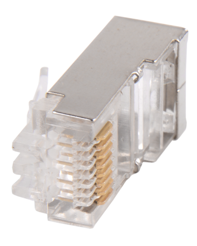 GENERICA Разъём RJ-45 FTP для кабеля кат. 5Е (20 шт) (CS3-1C5EF-G). Разъем RJ-45. IEK в Королеве