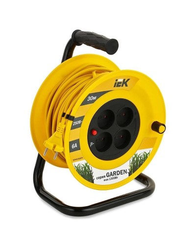 УК30 4 места, 30м (WKP23-06-04-30). Удлинитель на катушке Garden. IEK в Королеве